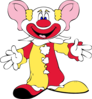 Big Earred Clown Clip Art